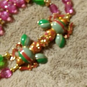 Vintage Bob Mackie necklace with double bee clasp